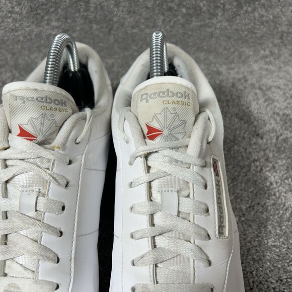 Reebok Classic Princess Women’s Sz 9.5 White Leather Athletic Running Shoes Used - Picture 4 of 12